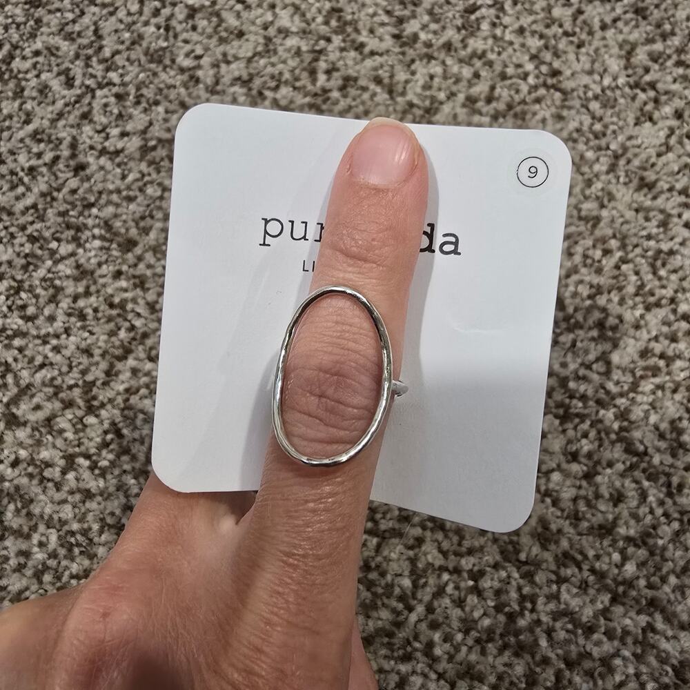 NEW NWT Pura Vida Oval Open Ring | Size 9